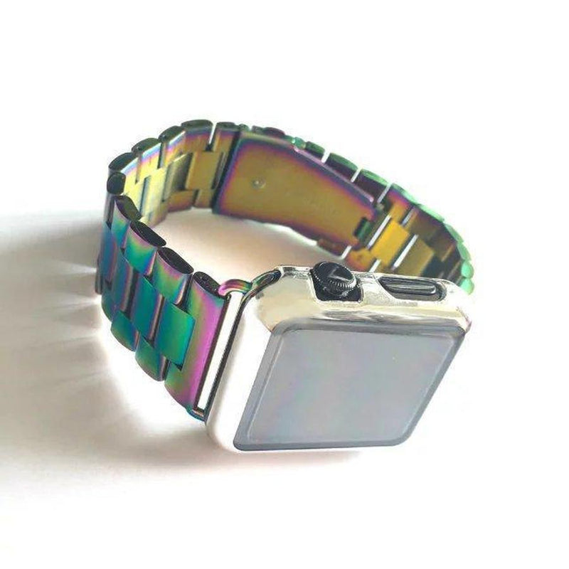 316L Holographic Apple Watch Stainless Steel Band The Ambiguous Otter