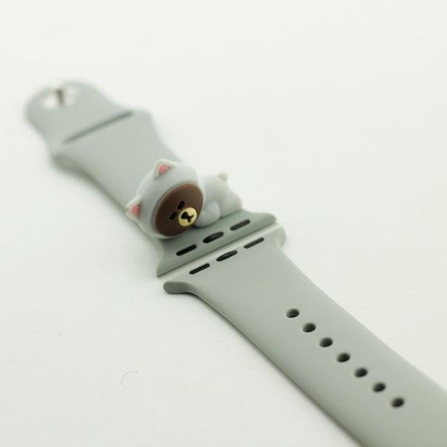 3D Toons Apple Watch Band Grey Bear / 40MM or 38MM The Ambiguous Otter