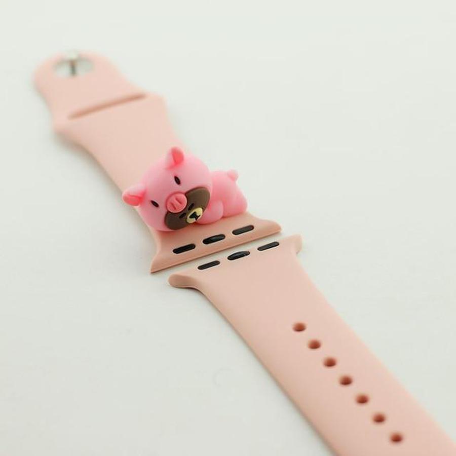 3D Toons Apple Watch Band Pink Piggy / 40MM or 38MM The Ambiguous Otter