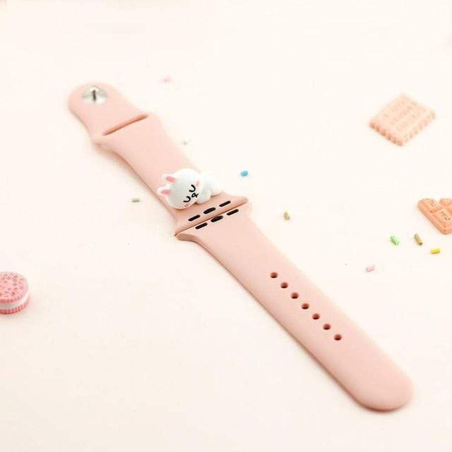 3D Toons Apple Watch Band Pink Rabbit / 40MM or 38MM The Ambiguous Otter