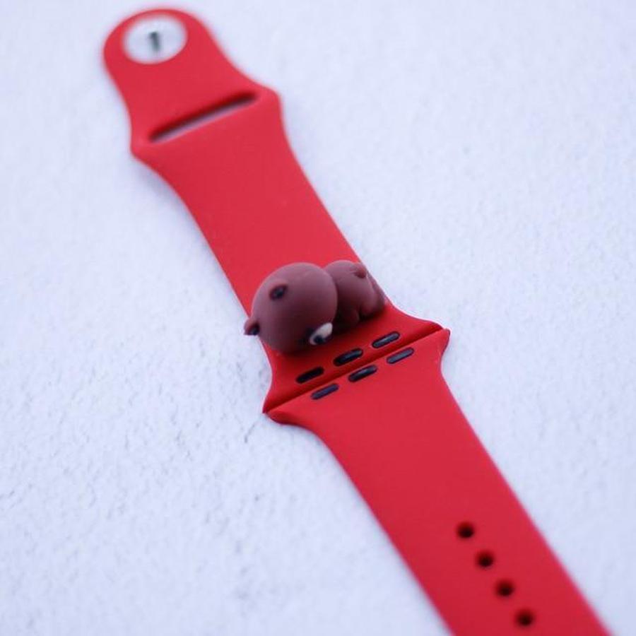 3D Toons Apple Watch Band Red Bear / 44MM or 42MM The Ambiguous Otter