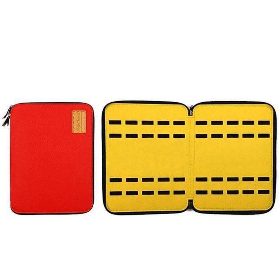 40 Slot Apple Watch Band Organizer Red | Yellow The Ambiguous Otter