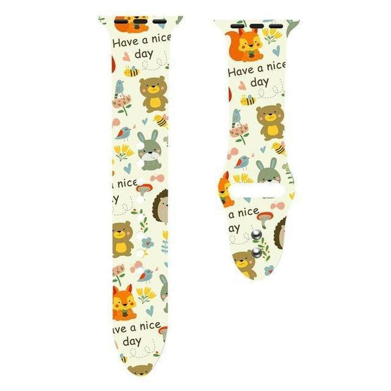 50 Summer Party Prints Apple Watch Band Bear Rabbit / 38MM 40MM The Ambiguous Otter