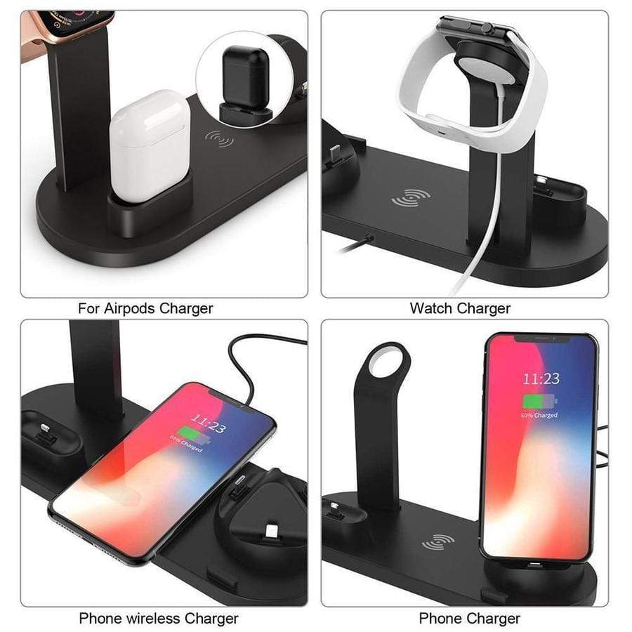 6 in 1 Multi Charging Stand With Cable & Plug Bundle The Ambiguous Otter