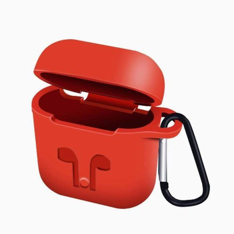 AirPods Accessory Bundle red case + hook only The Ambiguous Otter