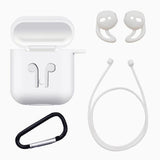 AirPods Accessory Bundle white case + hook + eartips + extender The Ambiguous Otter