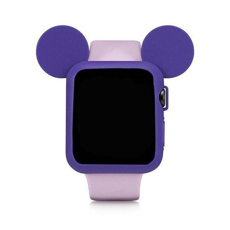 Apple Watch Adorable Silicone Case Protector Mickey Purple / 44mm series 4 5 The Ambiguous Otter