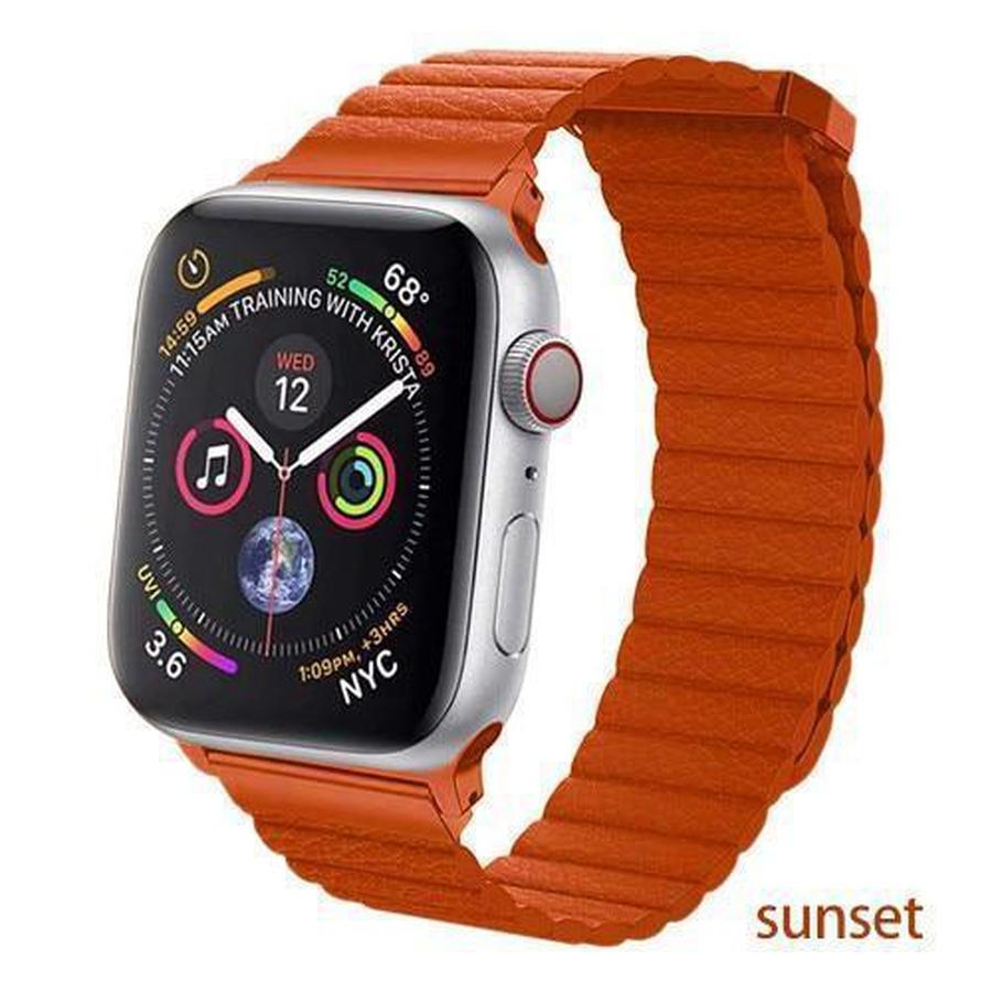 TETHER Leather Apple Watch Band 42/44mm and 38/40mm. 