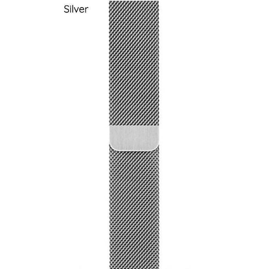 Apple Watch Milanese Loop Magnetic Band silver / 42mm | 44mm The Ambiguous Otter