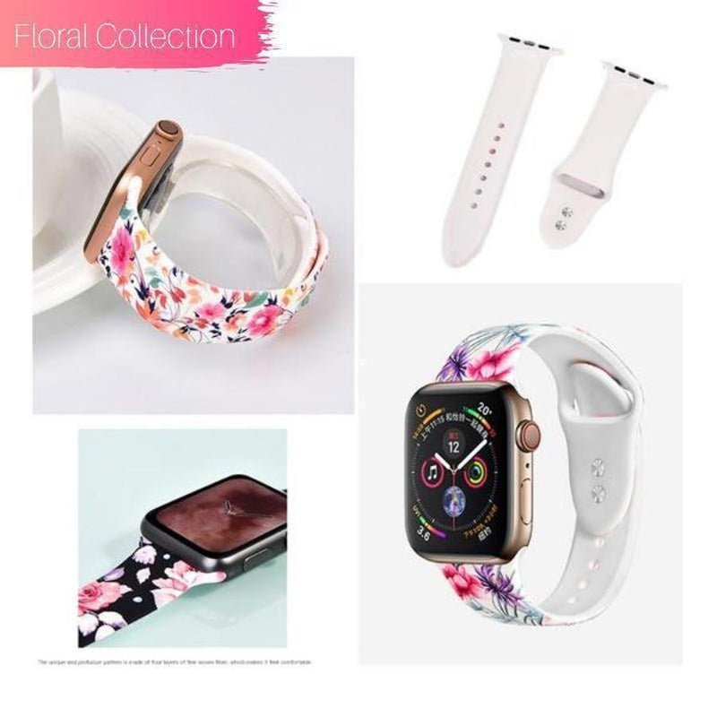 Apple Watch Silicone Band | New Floral Collection