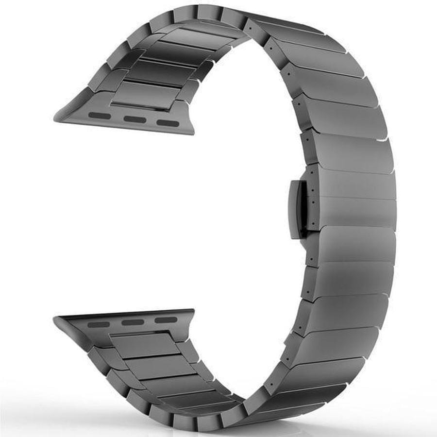 Apple Watch 42mm Stainless Steel Link Bracelet Unboxing 1st Look - YouTube