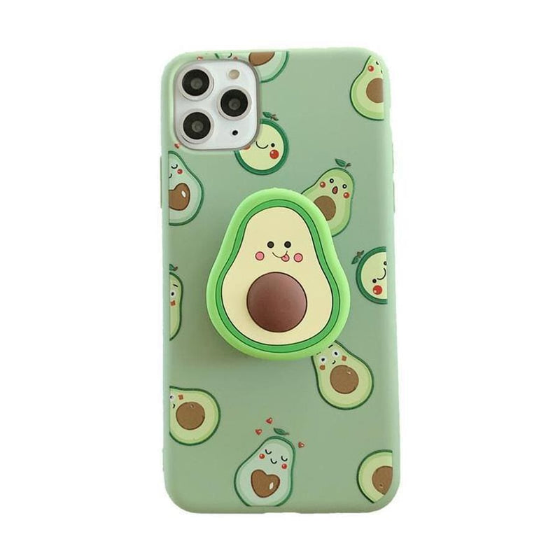 Ava Avocado Collapsible Grip iPhone Case The Ambiguous Otter