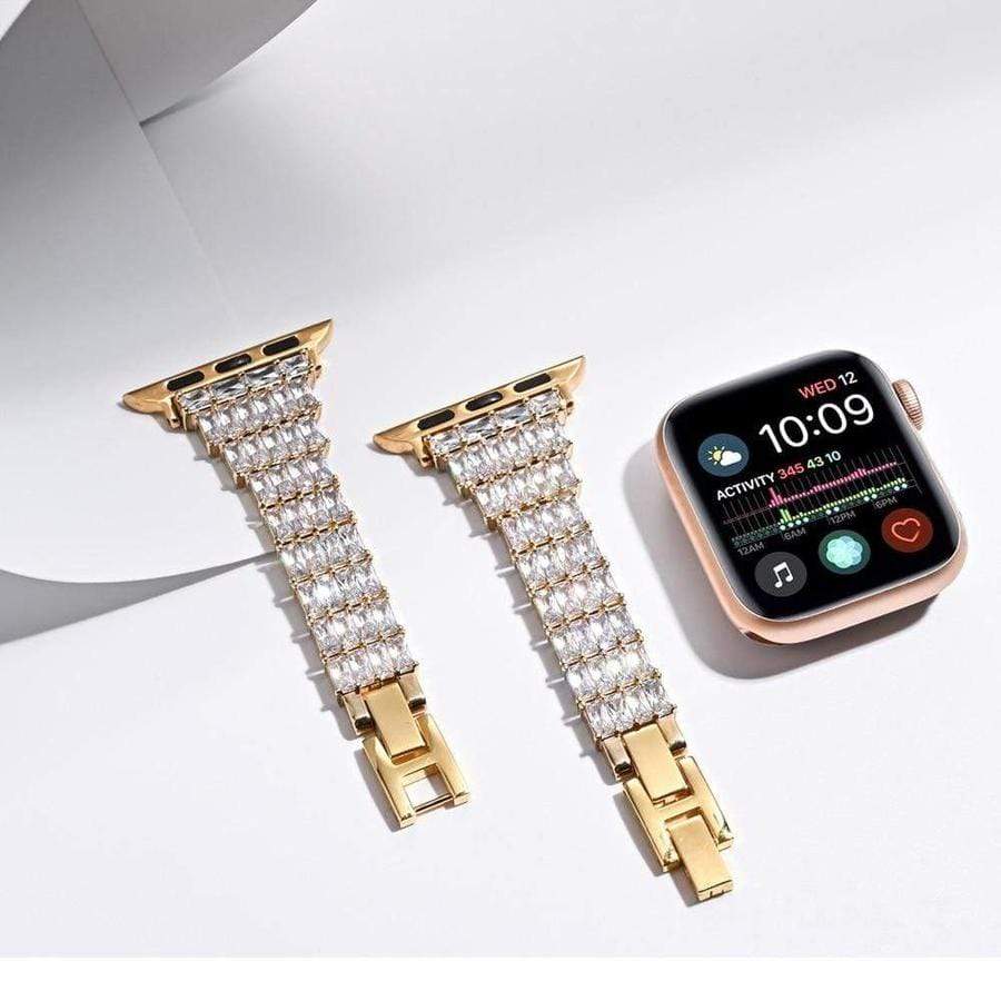 Bexley IV Apple Watch Bracelet Band Rhombus Gold / 44mm The Ambiguous Otter