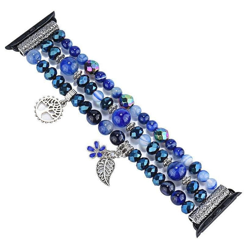Blue Crystal Apple Watch Bracelet Band only band (no case) / 42mm The Ambiguous Otter