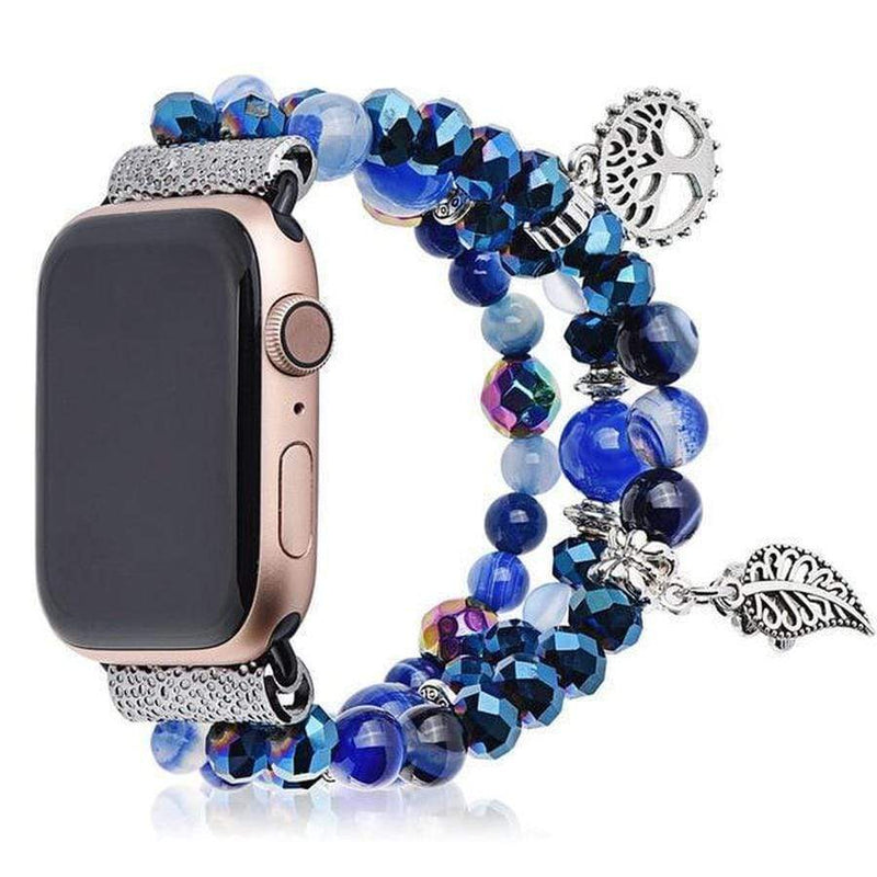 Bracelet Apple Watch  Bracelet femme BLUE LOVE – Nid de rêve