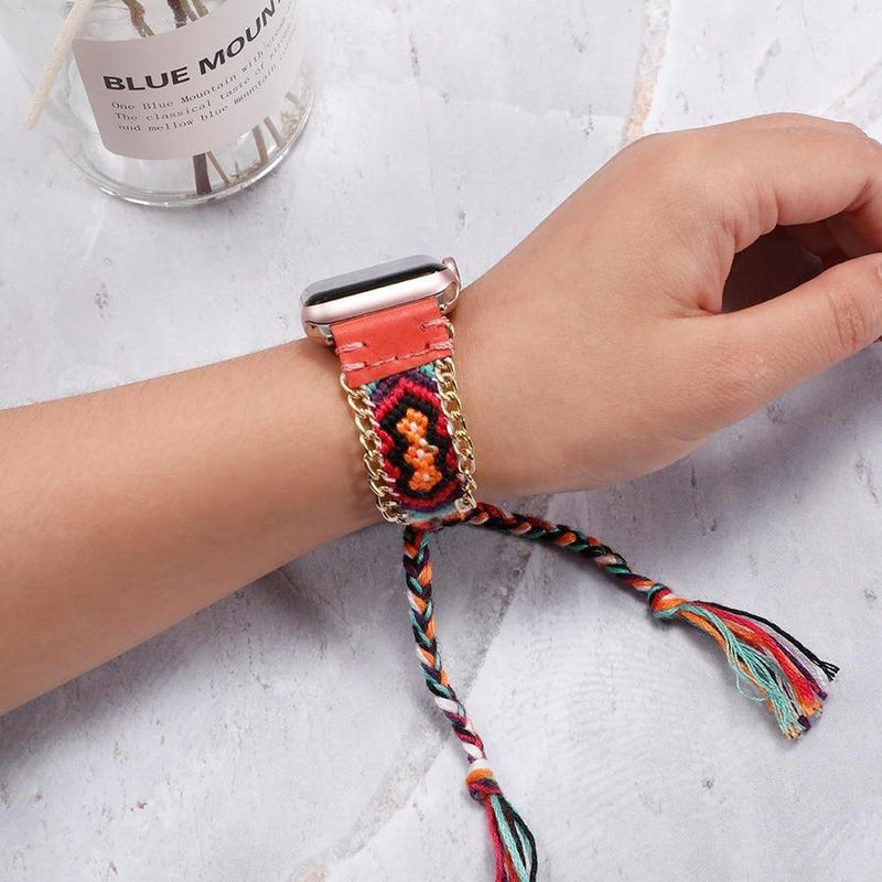 Boho Handmade Apple Watch Bracelet Band – The Ambiguous Otter