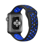 Breezy Apple Watch Sport Band black blue 24 / 38mm  S The Ambiguous Otter