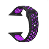 Breezy Apple Watch Sport Band black purple25 / 38mm  S The Ambiguous Otter