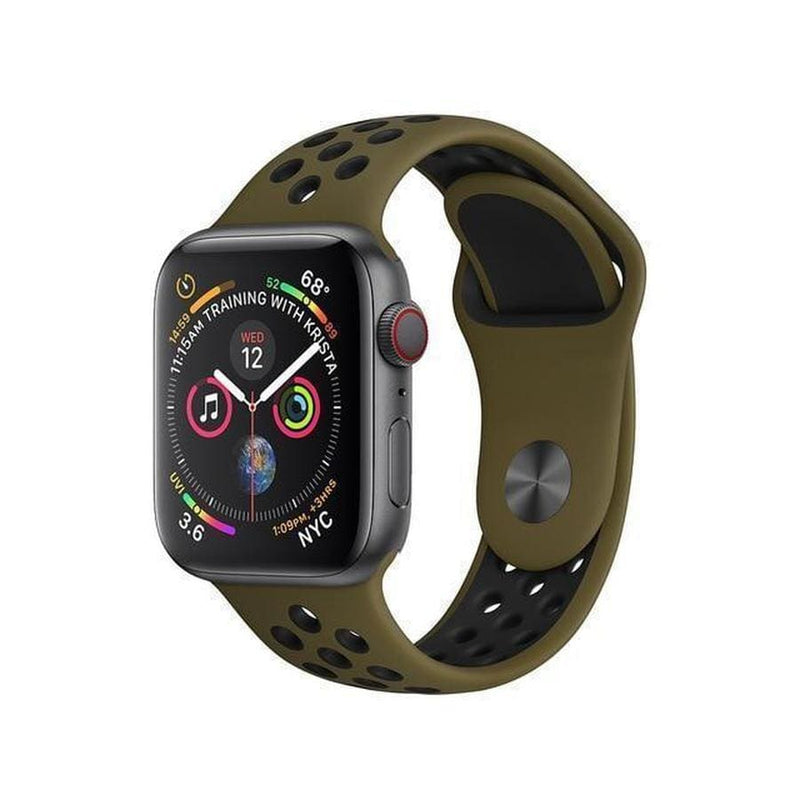 Breezy Apple Watch Sport Band Olive Flak 31 / 42mm L The Ambiguous Otter