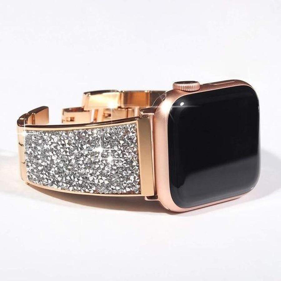 Bright Bling Apple Watch Bracelet Band Rose Gold / 38mm | 40 mm The Ambiguous Otter