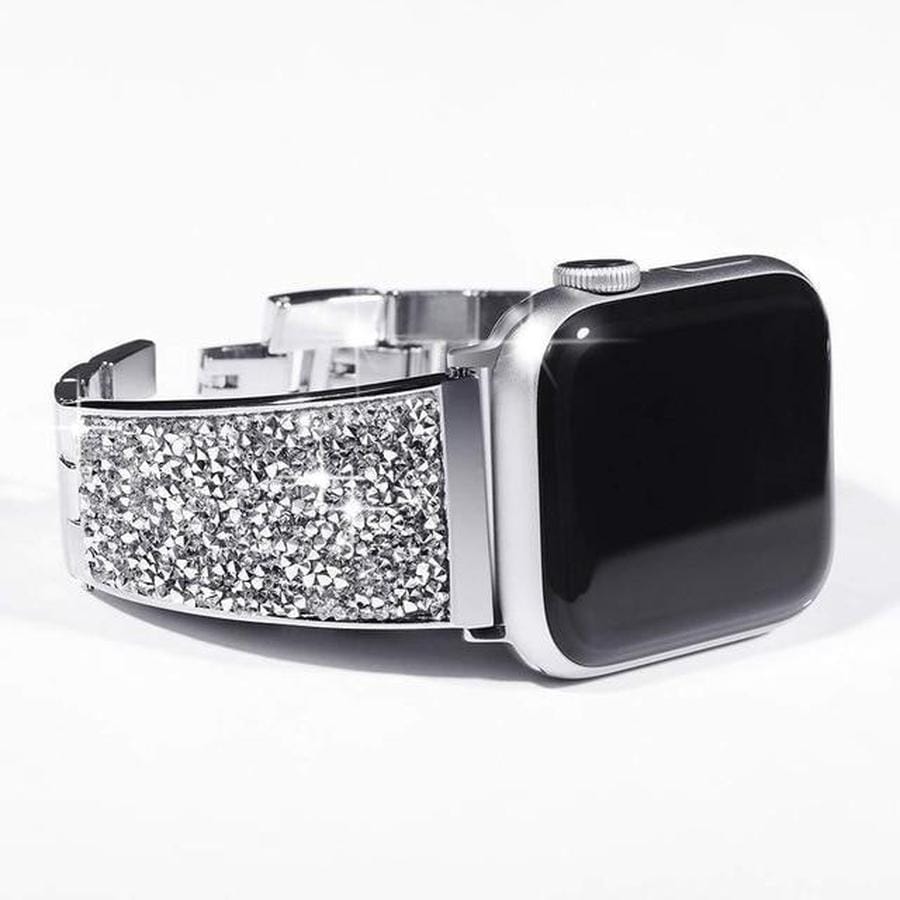 Bright Bling Apple Watch Bracelet Band Silver / 38mm | 40 mm The Ambiguous Otter