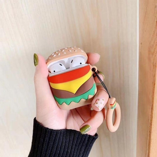 Burger & Fries AirPods Case Burger The Ambiguous Otter