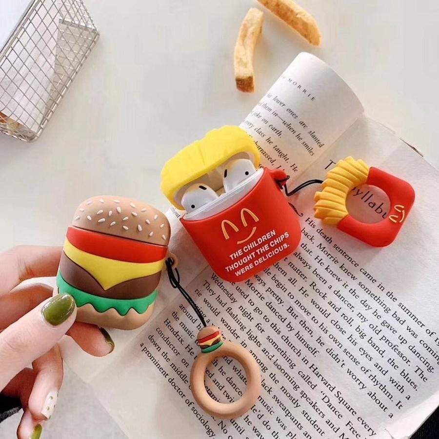 Burger & Fries AirPods Case The Ambiguous Otter