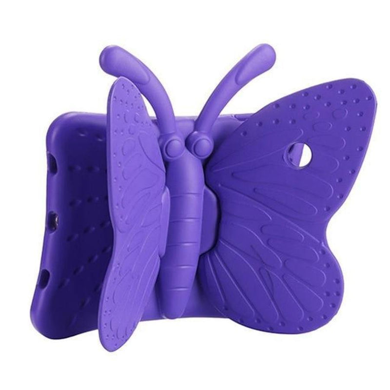 Butterfly Stand iPad Case Purple The Ambiguous Otter