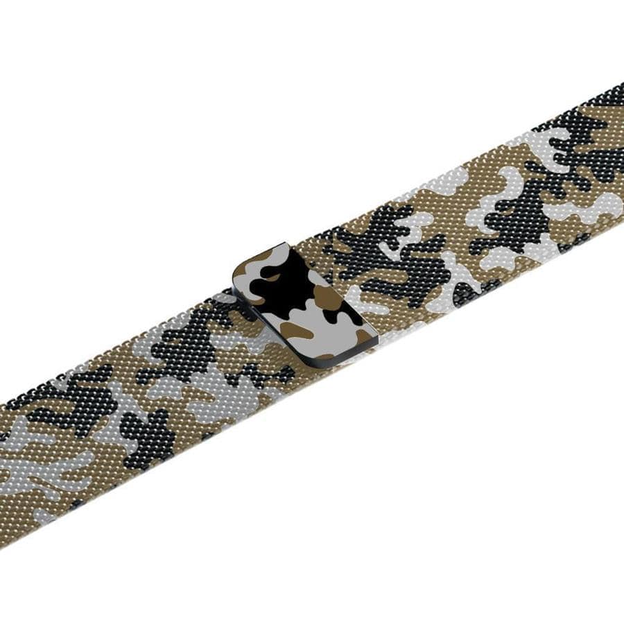 Camo Apple Watch Milanese Loop Band Camouflage brown / 42mm | 44mm The Ambiguous Otter