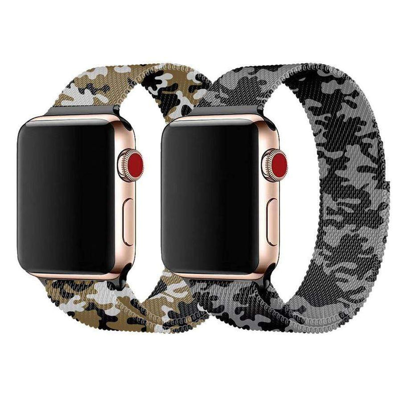 Camo Apple Watch Milanese Loop Band The Ambiguous Otter