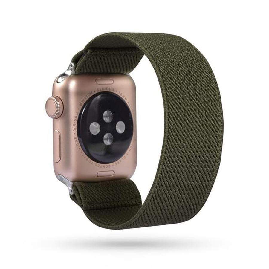 Chroma Stretchy Loop Apple Watch Band Army Green / 42mm | 44mm The Ambiguous Otter