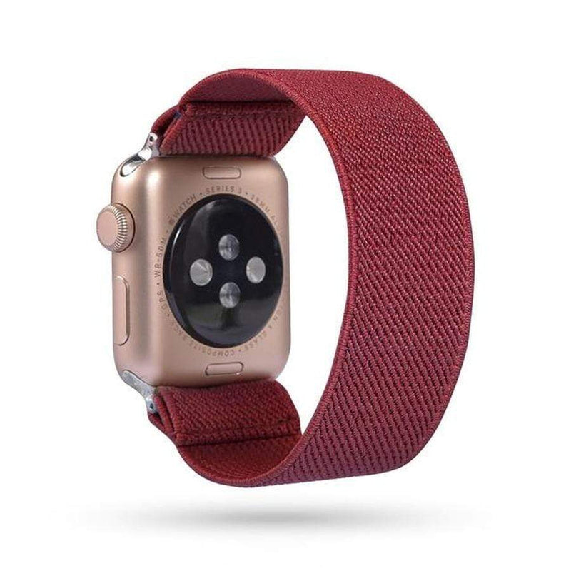 Apple Watch Elastic Apple Watch Band Soft Comfort Band the Nantucket RED  Fits ALL Apple Watches -  Canada