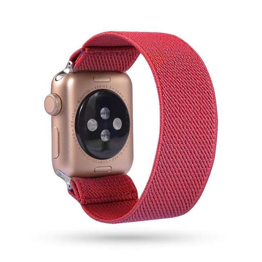 Chroma Stretchy Loop Apple Watch Band Ruby Red / 42mm | 44mm The Ambiguous Otter