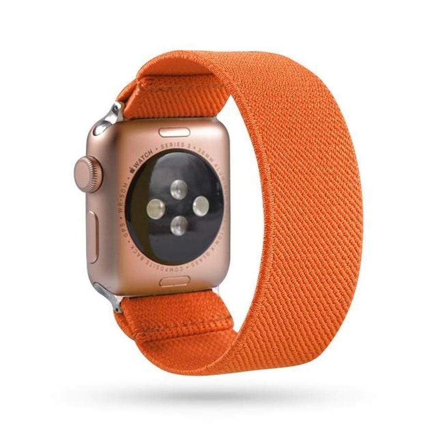 Chroma Stretchy Loop Apple Watch Band Tangerine / 38mm | 40mm The Ambiguous Otter
