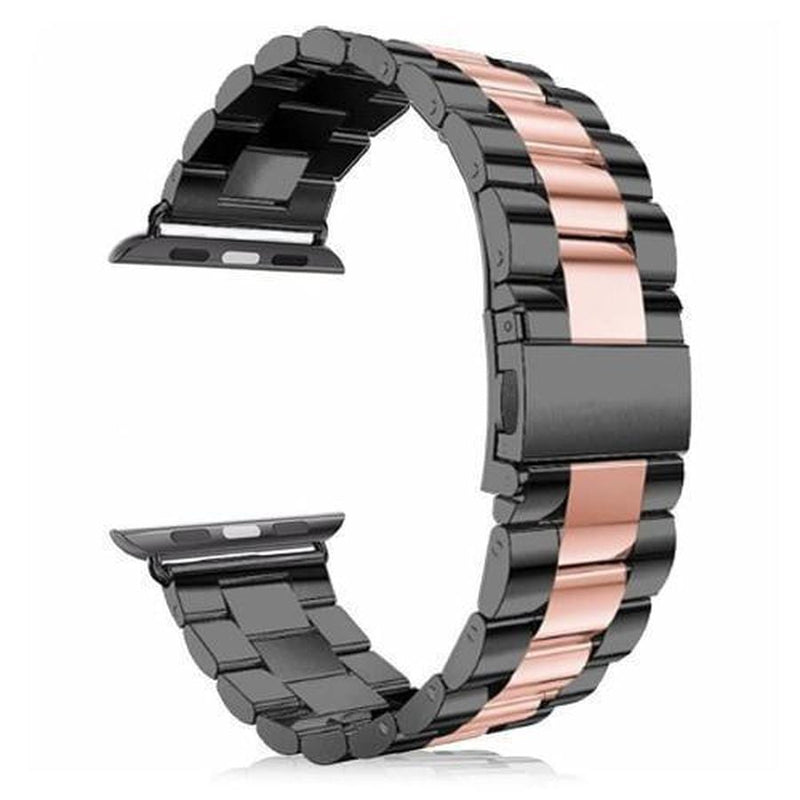 Classy Stainless Steel Apple Watch Band black | rose gold / 42mm | 44mm The Ambiguous Otter