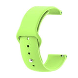 Colorful Samsung Galaxy Silicone Watch Band Green / 18mm The Ambiguous Otter