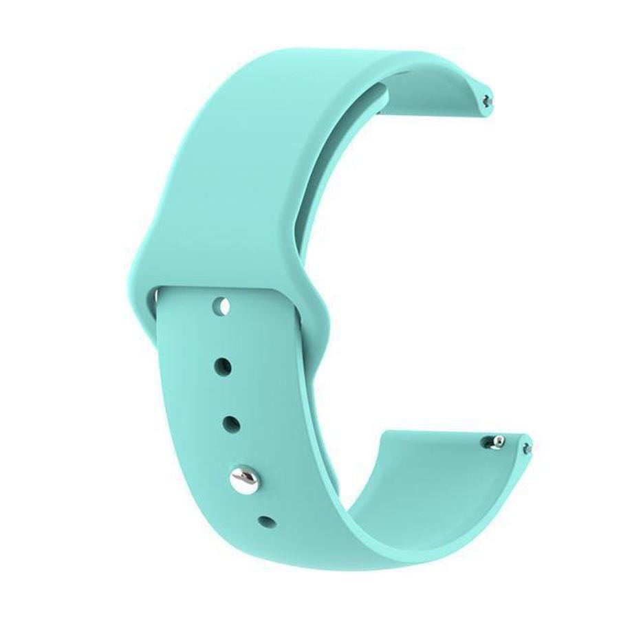 Colorful Samsung Galaxy Silicone Watch Band Mint Green / 22mm The Ambiguous Otter