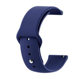 Colorful Samsung Galaxy Silicone Watch Band Navy blue / 18mm The Ambiguous Otter