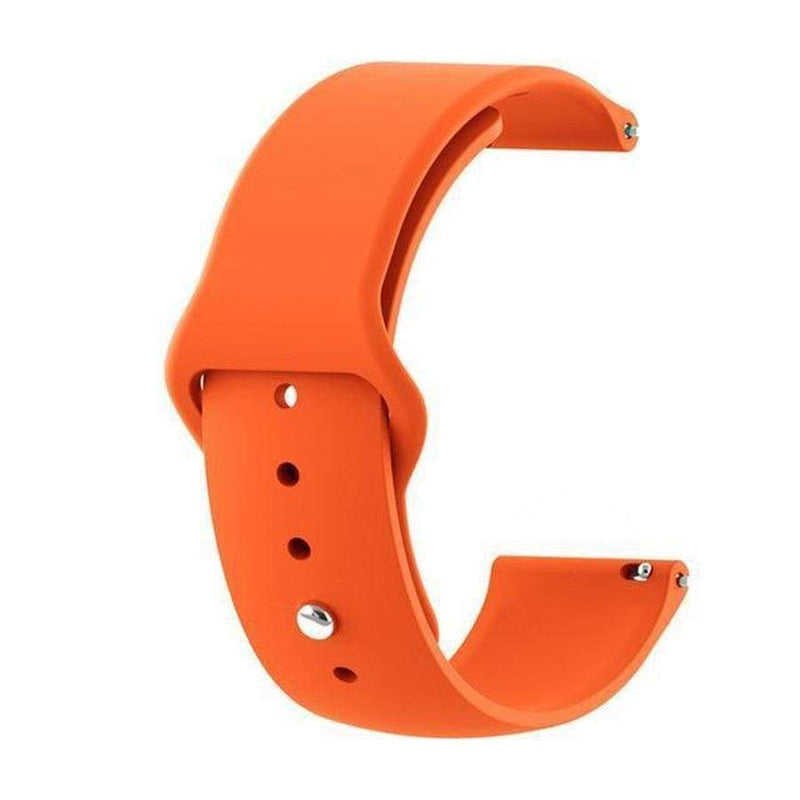 Colorful Samsung Galaxy Silicone Watch Band Orange / 22mm The Ambiguous Otter