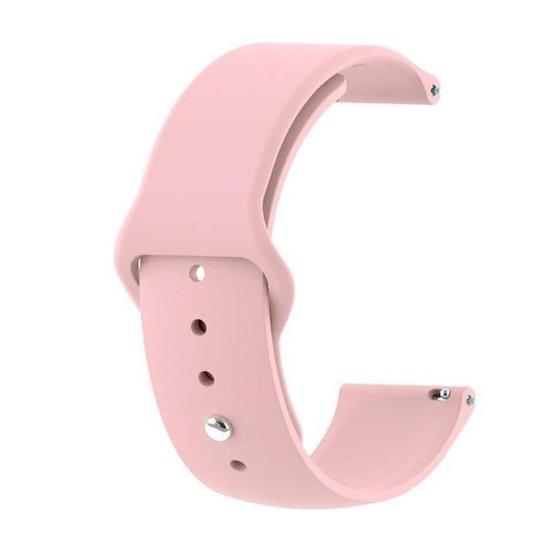 Colorful Samsung Galaxy Silicone Watch Band Pink / 22mm The Ambiguous Otter