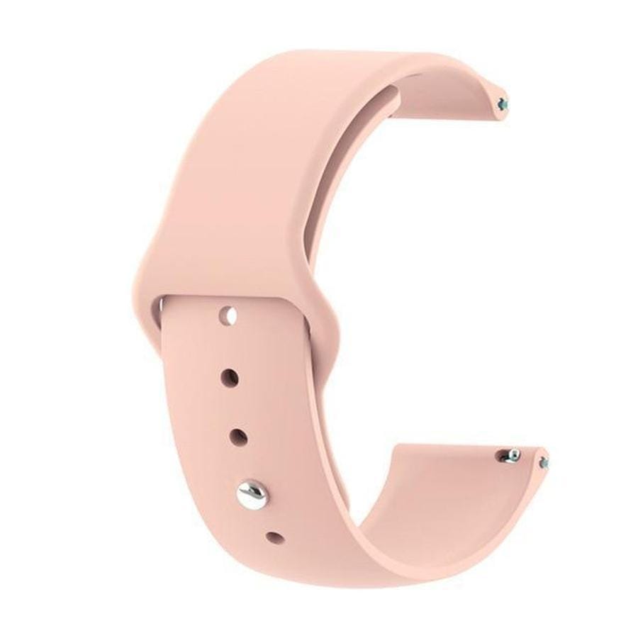 Colorful Samsung Galaxy Silicone Watch Band Sand Pink / 20mm The Ambiguous Otter