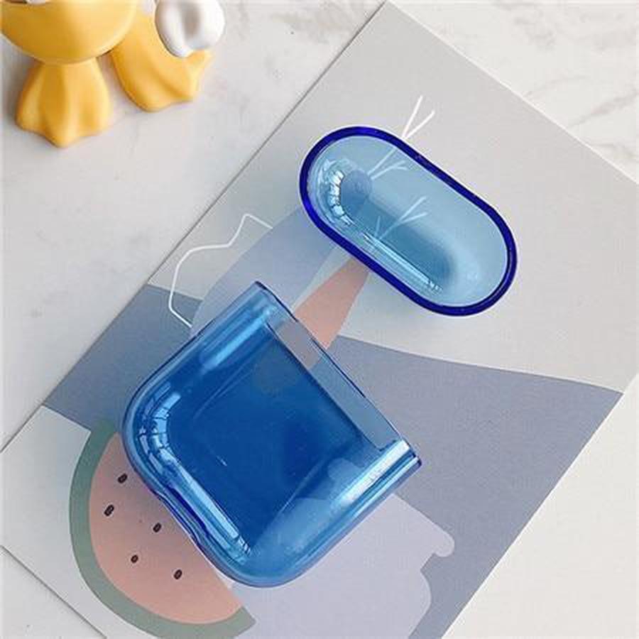 Colorful Tinted AirPods Hard Case blue The Ambiguous Otter