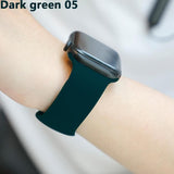 Colourful Apple Watch Sport Band Dark green 05 / 38mm or 40mm SM The Ambiguous Otter