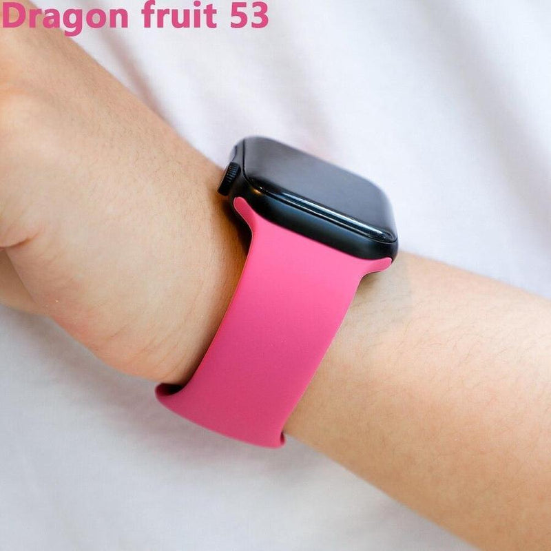 Colourful Apple Watch Sport Band Dragon fruit 53 / 38mm or 40mm SM The Ambiguous Otter