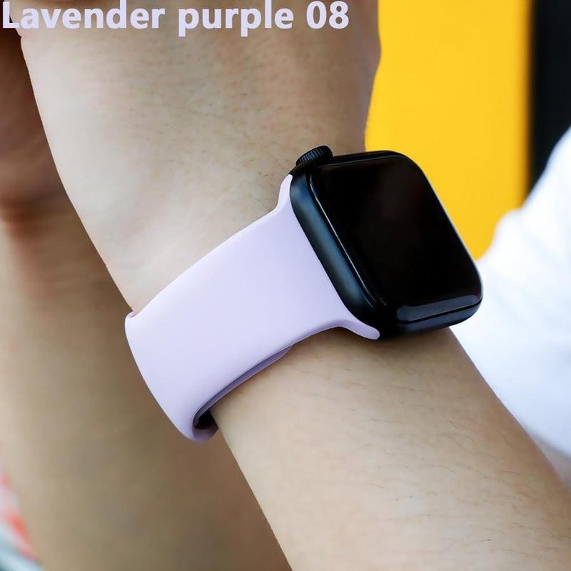 Colourful Apple Watch Sport Band Lavender purple 08 / 38mm or 40mm SM The Ambiguous Otter