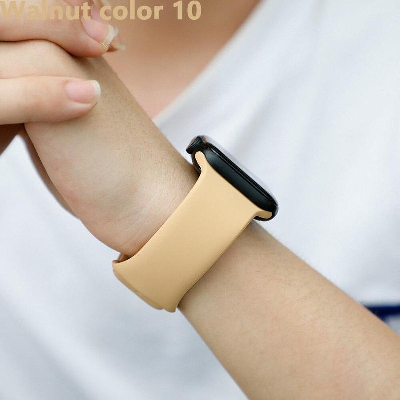 Colourful Apple Watch Sport Band Walnut color 10 / 38mm or 40mm SM The Ambiguous Otter