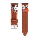 Country Garden Apple Watch Leather Band Brown / 40mm The Ambiguous Otter