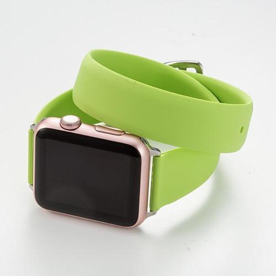 Double Tour Apple Watch Soft Silicone Band green / for 42 and 44mm The Ambiguous Otter