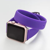 Double Tour Apple Watch Soft Silicone Band purple / for 42 and 44mm The Ambiguous Otter