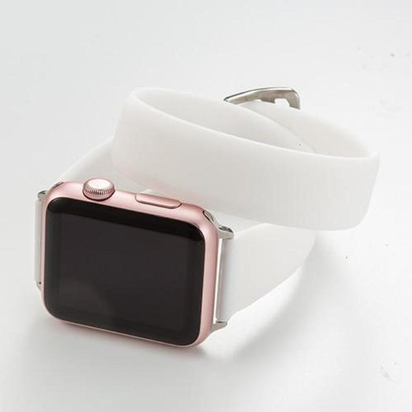 Double Tour Apple Watch Soft Silicone Band white / for 42 and 44mm The Ambiguous Otter